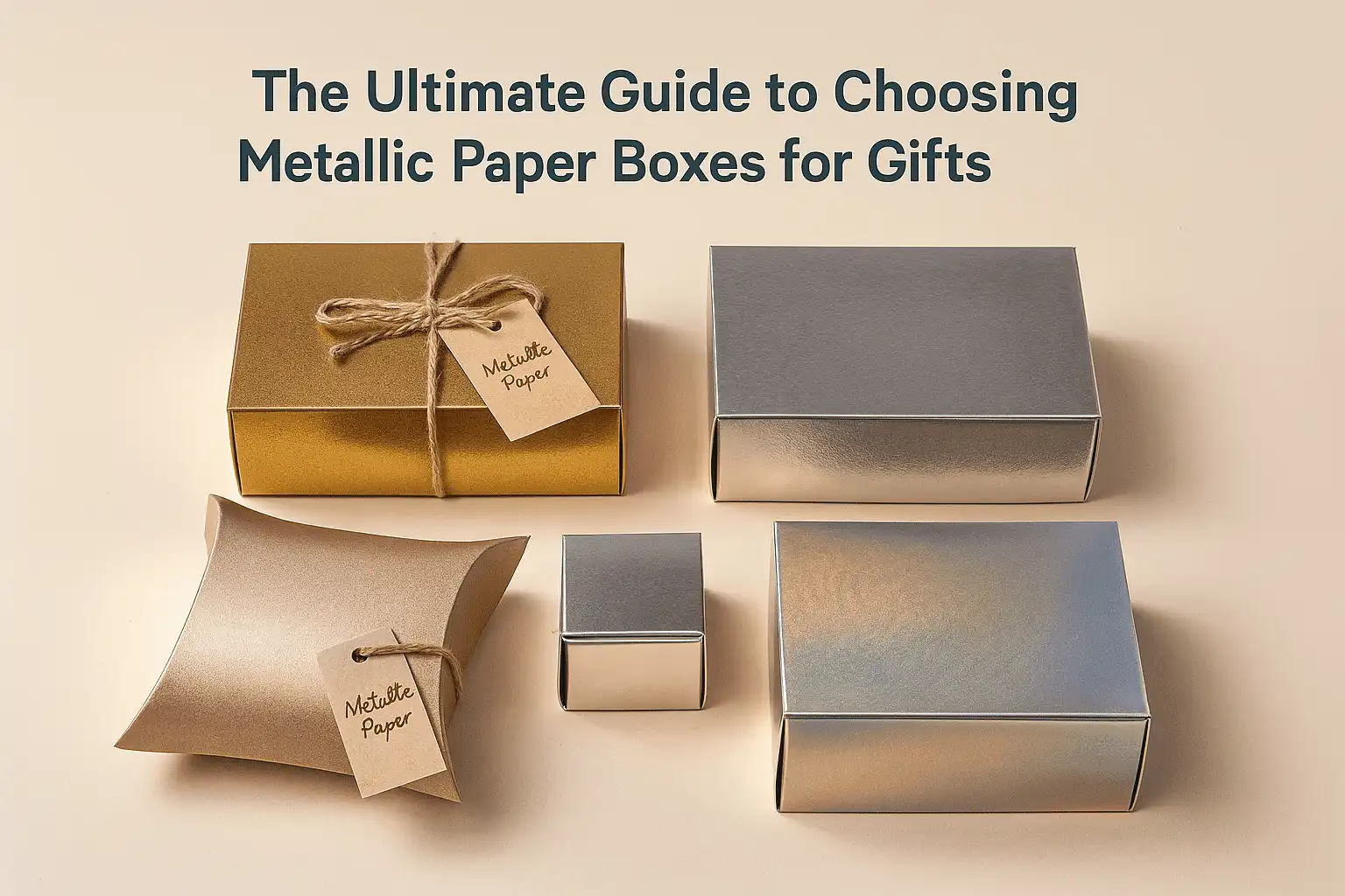 The Ultimate Guide to Choosing Metallic Paper Boxes for Gifts